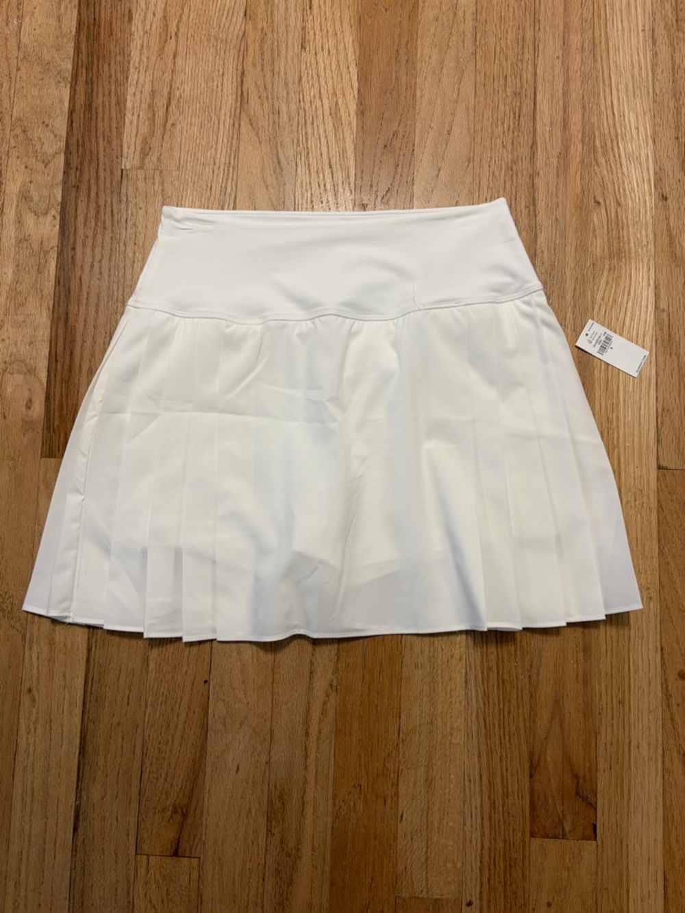Old Navy White Pleated Skater Skirt